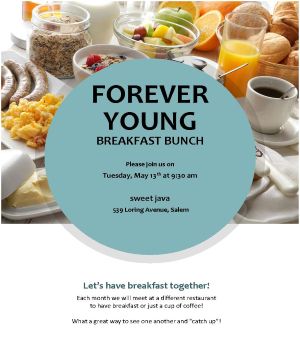 FOREVER YOUNG BREAKFAST BRUNCH
