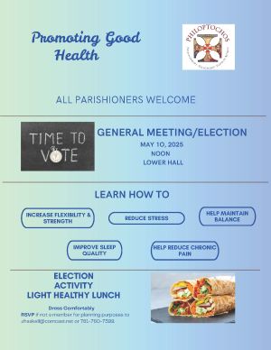 ST. GEORGE PHILOPTOCHOS SOCIETY MEETING