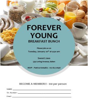 FOREVER YOUNG BREAKFAST BUNCH