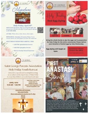 2026 HOLY FRIDAY EVENTS